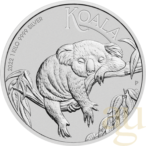 1 Kilogramm Silbermünze Australien Koala 2022