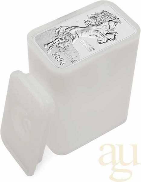 1 Unze Silbermünze Australien Lunar Rectangular Pferd 2026