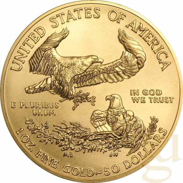 1 Unze Goldmünze American Eagle 2016