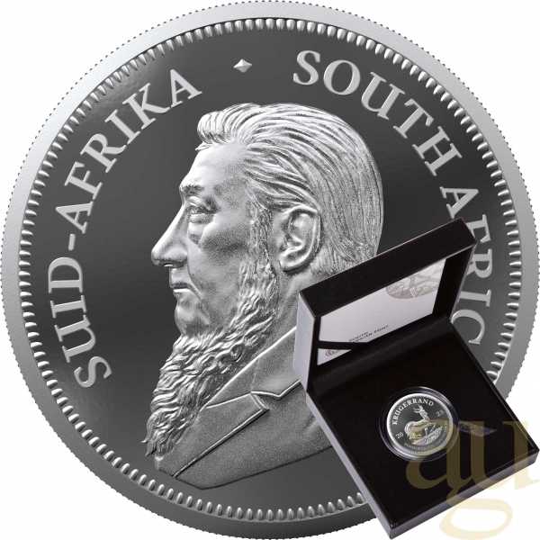 1 Unze Silbermünze Krügerrand 2024 - polierte Platte