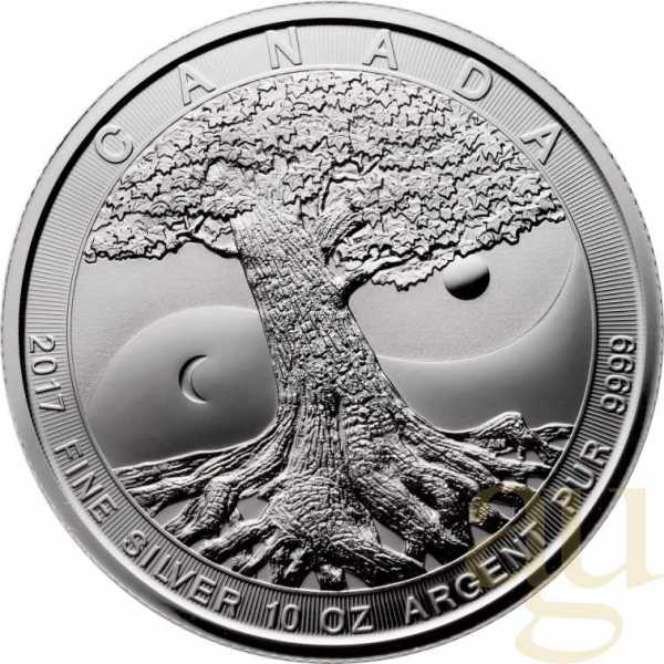 10 Unzen Silbermünze Kanada Tree of Life 2017