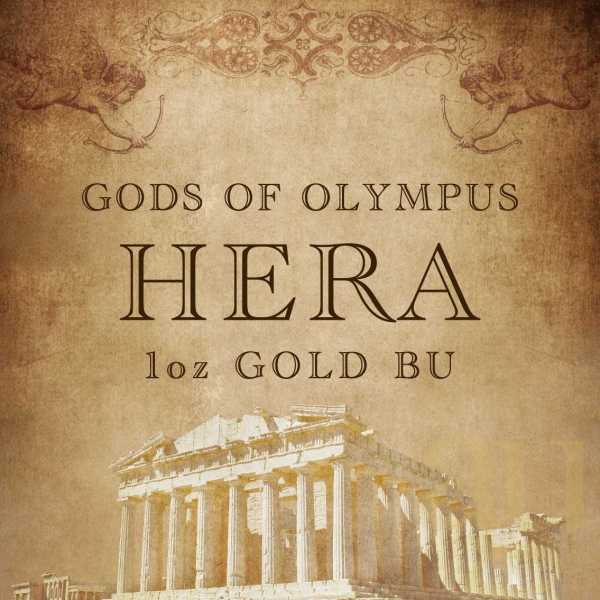 1 Unze Goldmünze Tuvalu - Gods of Olympus - Hera 2022