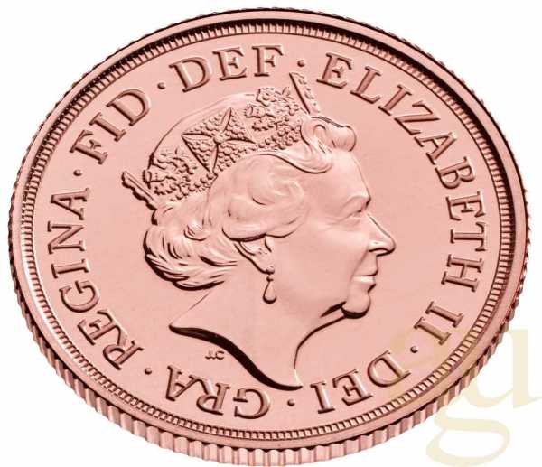 1 Pfund Goldmünze Sovereign Elisabeth 2022