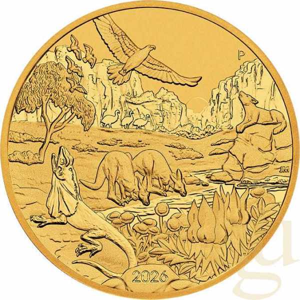 1 Unze Goldmünze Wonders of Australia - The Outback 2026