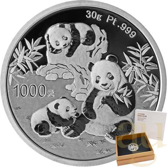 30 Gramm Platinmünze China Panda 2025 proof