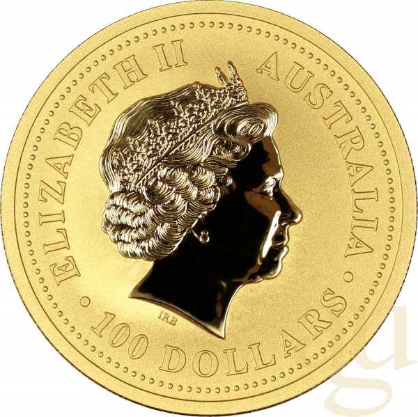 1/20 Unze Goldmünze Australien Lunar I Affe 2004