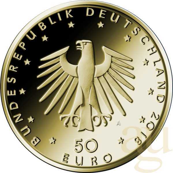 50 Euro Goldmünze Kontrabass 2018 (D)