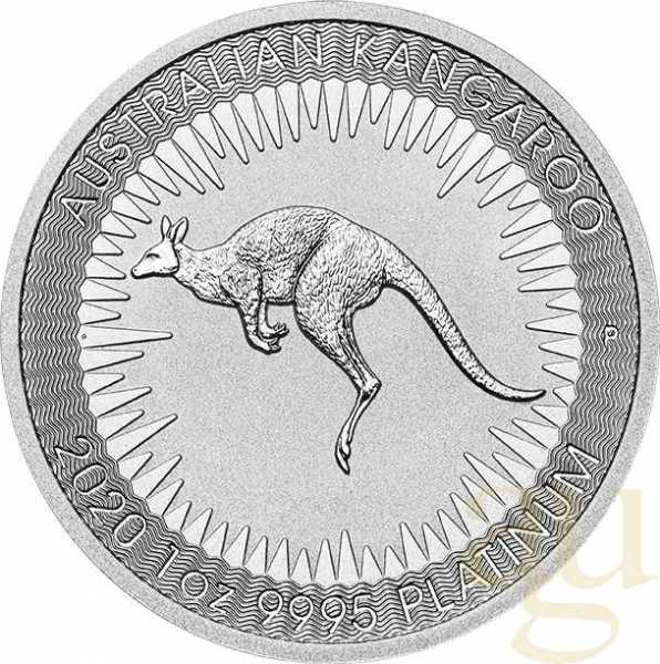 1 Unze Platinmünze Australien Känguru