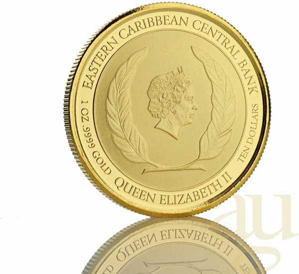 1 Unze Goldmünze EC8 Grenada - Diving Paradise 2018
