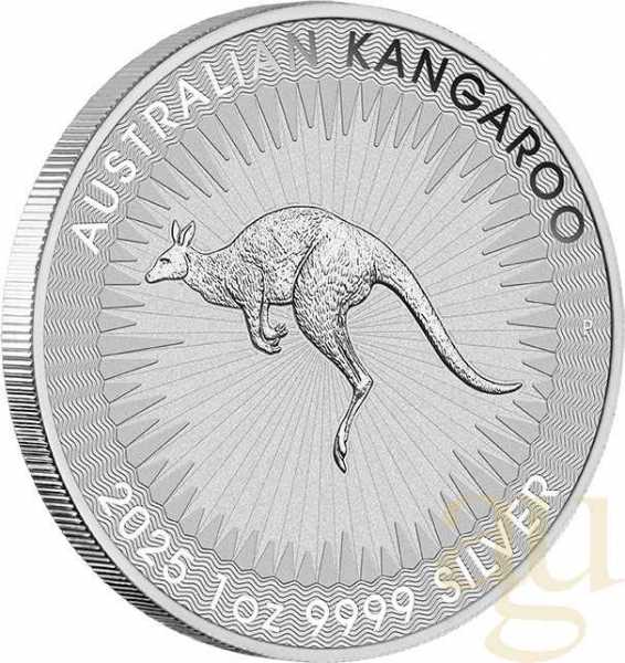1 Unze Silbermünze Australien Känguru 2025 - differenzbesteuert