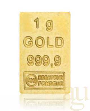 20 x 1g Gold Combibarren / Goldtafel / Tafelbarren