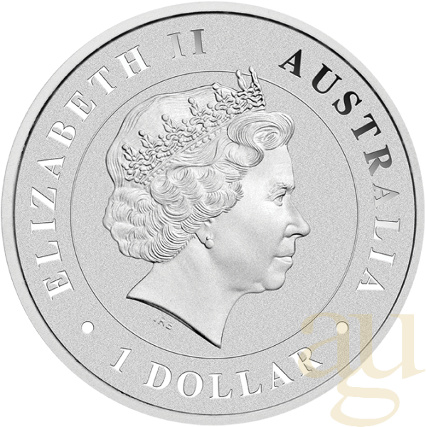 1 Unze Silbermünze Australien Trichternetzspinne 2015