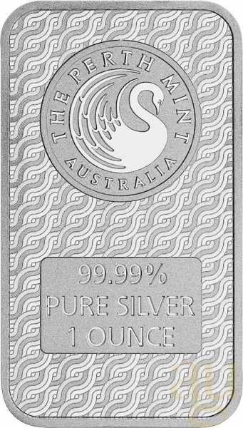 31,1 Gramm Silberbarren Perth Mint - Lunar Drache