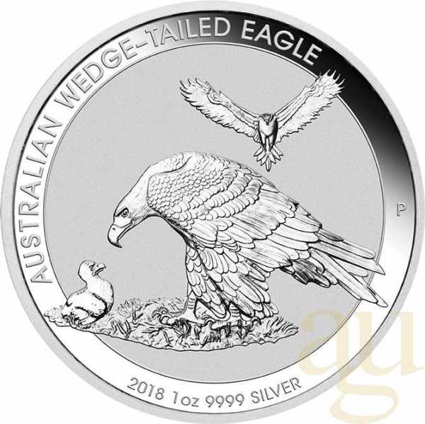 1 Unze Silbermünze Australien Wedge Tailed Eagle 2018