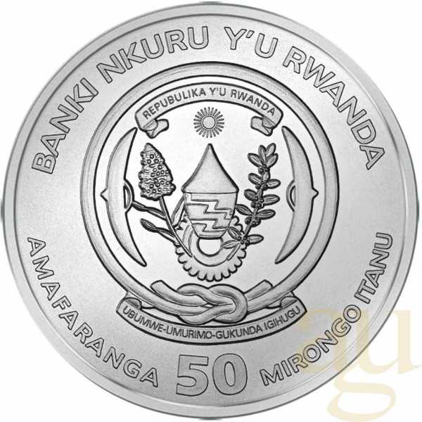 1 Unze Silbermünze Ruanda Sporting Serie - Radsport 2025