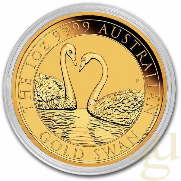 1 Unze Goldmünze Australien Schwan 2022