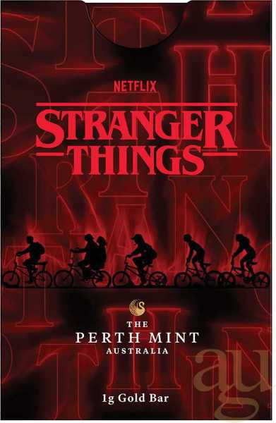 1 Gramm Goldbarren Perth Mint - Stranger Things