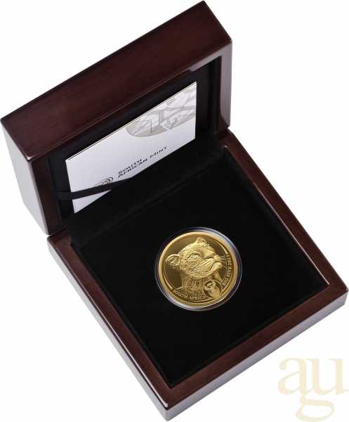 1 Unze Goldmünze Südafrika Big Five Leopard 2023 proof