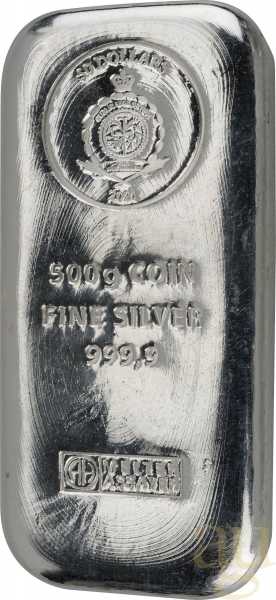 500 Gramm Silber Argor Heraeus Niue Münzbarren