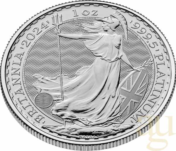 1 Unze Platinmünze Britannia 2024