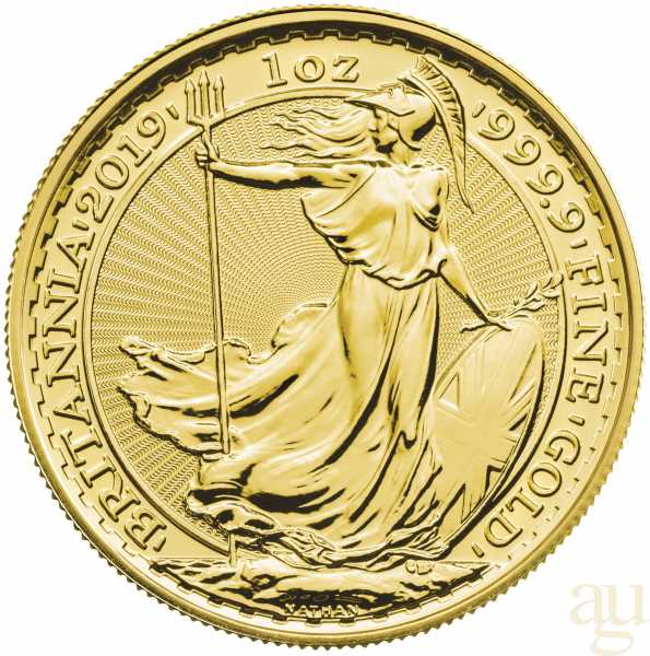 1 Unze Goldmünze Britannia 2019