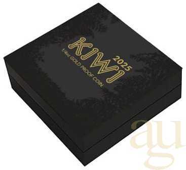 1/4 Unze Goldmünze Neuseeland Kiwi 2025 - polierte Platte