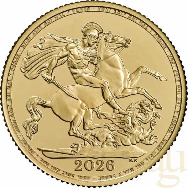 2 Pfund Goldmünze Double Sovereign King Charles 2026
