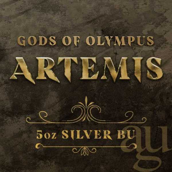 5 Unzen Silbermünze Tuvalu - Gods of Olympus - Artemis 2023