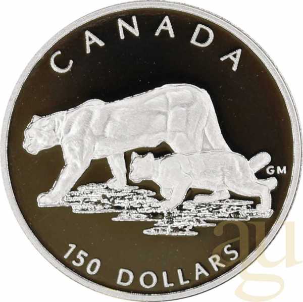 1/2 Unze Platinmünze Kanada Puma 1992