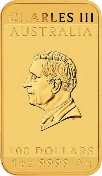 1 Unze Goldmünze Perth Mint - Rectangular Dragon 2025