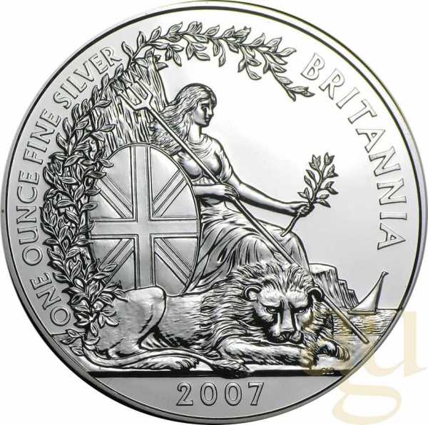 1 Unze Silbermünze Britannia 2007