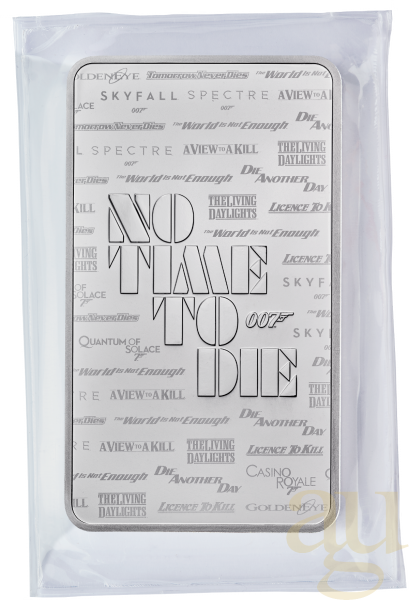 10 Unzen Silberbarren The Royal Mint - James Bond 007 - No Time To Die