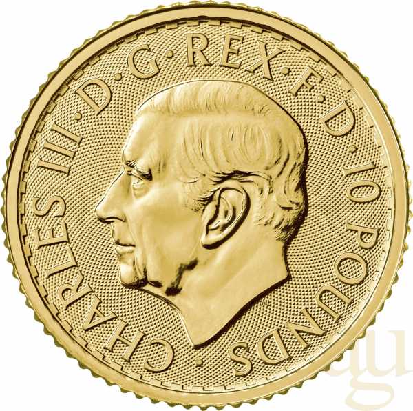 1/10 Unze Goldmünze Britannia 2024