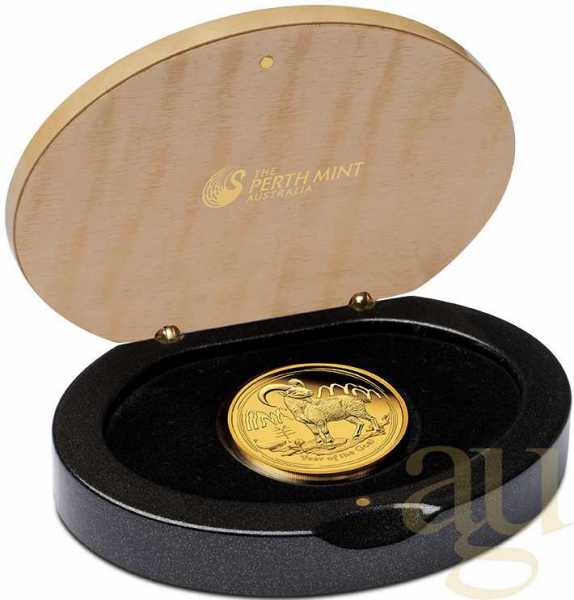 1/4 Unze Goldmünze Australien Lunar II Ziege 2015 - polierte Platte