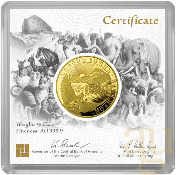 1/2 Unze Goldmünze Arche Noah 2021