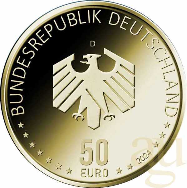 50 Euro Goldmünze Deutsches Handwerk - Mobilität 2024 (F)