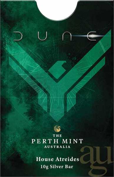 10 Gramm Silberbarren Perth Mint - Dune - Haus Atreides