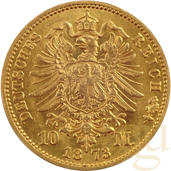 10 Mark Goldmünze Wilhelm I von Preußen