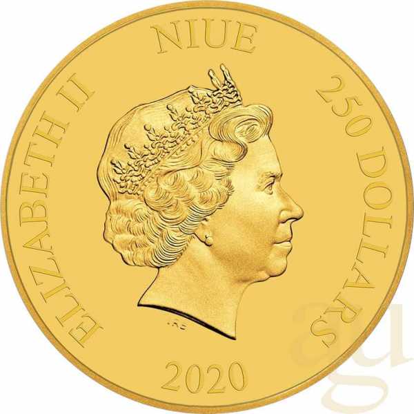 1 Unze Goldmünze Niue Star Wars - Boba Fett 2020