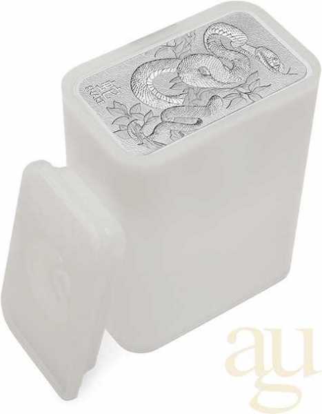 31,1 Gramm Silberbarren Perth Mint - Lunar Schlange
