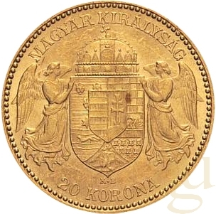 20 Kronen Goldmünze Ungarn