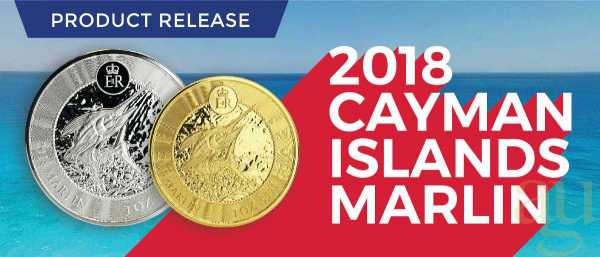 1 Unze Silbermünze Cayman Islands Marlin Speerfisch 2018