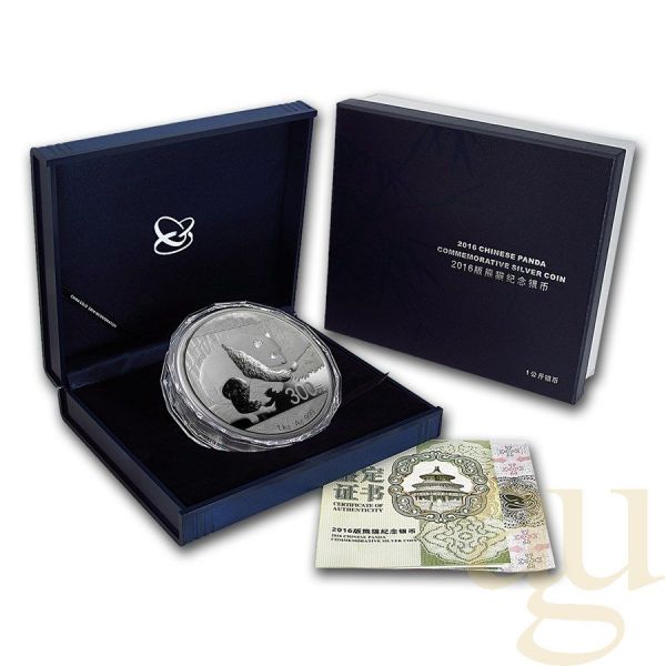 1 Kilogramm Silbermünze China Panda 2018 proof