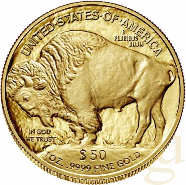 1 Unze Goldmünze American Buffalo 2011 polierte Platte