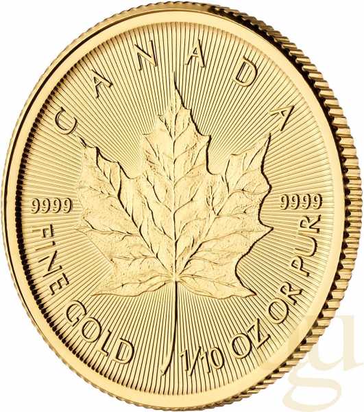 1/10 Unze Goldmünze Maple Leaf 2023