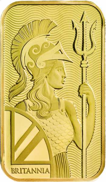 31,1 Gramm Goldbarren The Royal Mint - Britannia