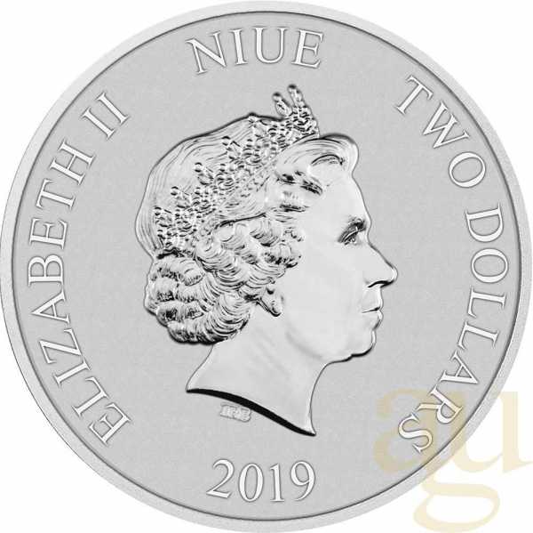 1 Unze Silbermünze Niue Star Wars - Darth Vader 2019