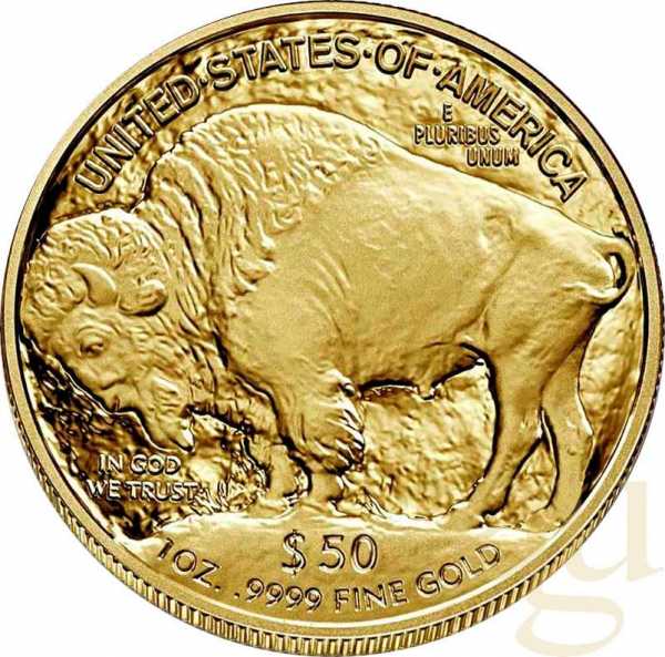 1 Unze Goldmünze American Buffalo 2023 polierte Platte