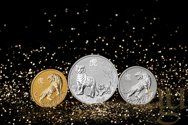 1 Kilogramm Silbermünze Australien Lunar III Tiger 2022