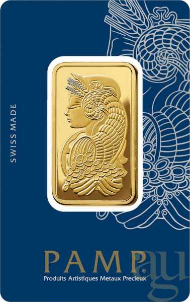 50 Gramm Goldbarren PAMP Fortuna